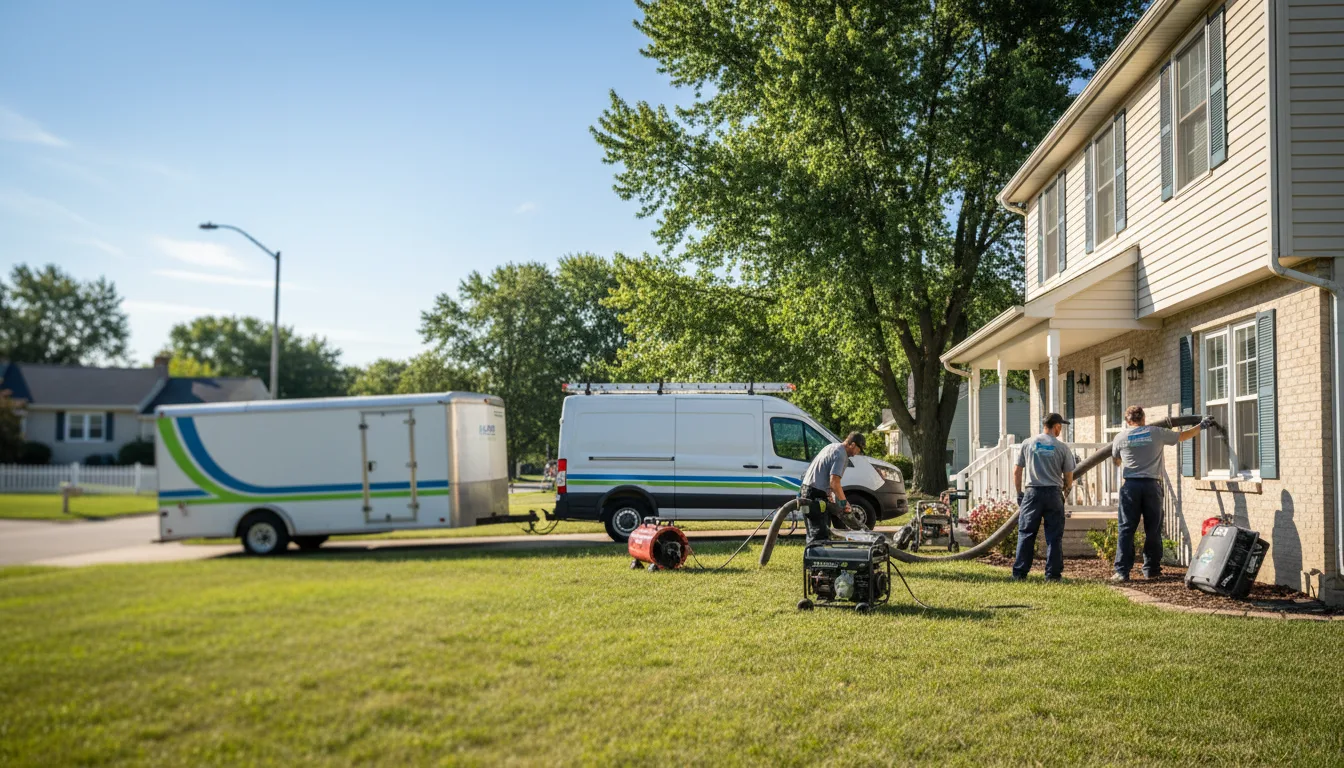 Flooded Basement Restoration And Cleanup With Repair in Graff, MO near me